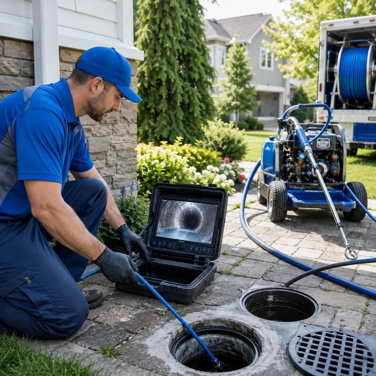 Outdoor drain cleaning professionals serving Gerton, NC